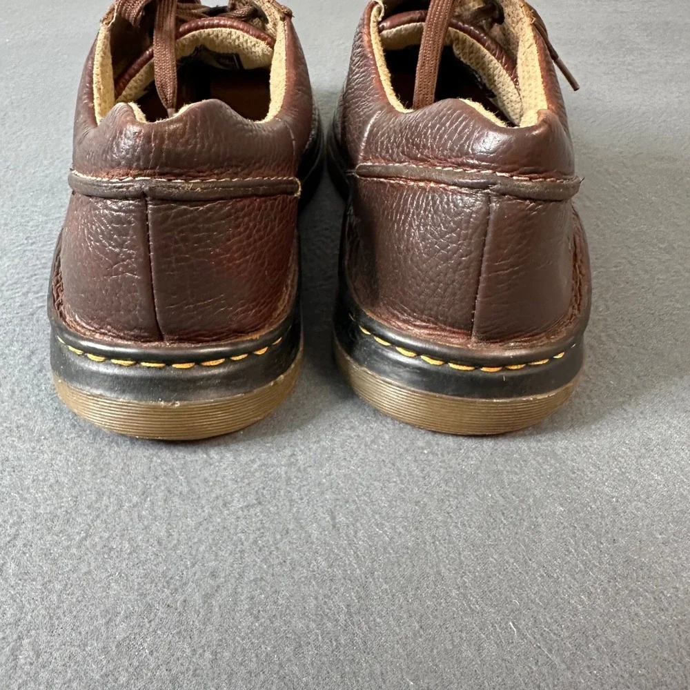 Dr. Martens Mens Brown Leather Lace Up Oxford Shoes AirWair Sole size 11M